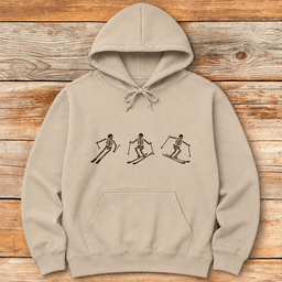 Bones Crew Hoodie Gift For Skier