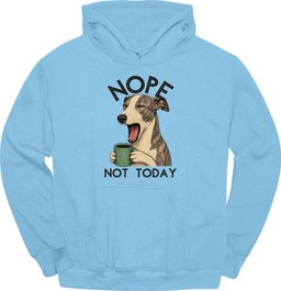 Whippet Not Today Hoodie Gift For Dog Lover