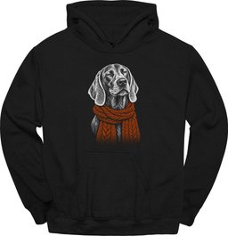 Weimaraner Winter Dog Hoodie Gift For Dog Lover