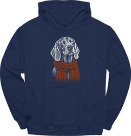 Weimaraner Winter Dog Hoodie Gift For Dog Lover