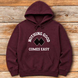 Good Aint Easy Hoodie Gift For Skier