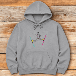 Daffy Lady Hoodie Gift For Skier