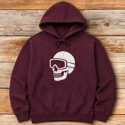 Dead Ski Grin Hoodie Gift For Skier