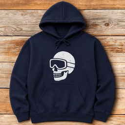 Dead Ski Grin Hoodie Gift For Skier