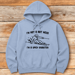 Disaster Skier Hoodie Gift For Skier