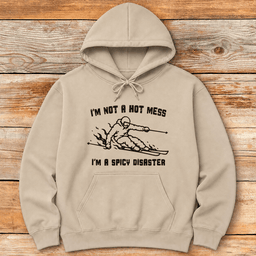 Disaster Skier Hoodie Gift For Skier