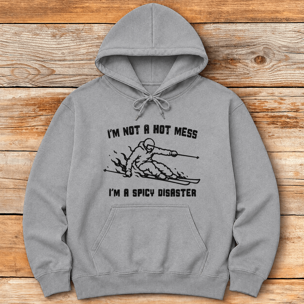 Disaster Skier Hoodie Gift For Skier