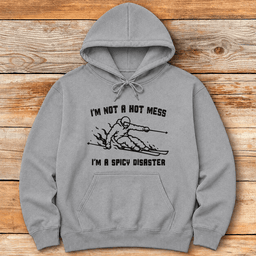 Disaster Skier Hoodie Gift For Skier
