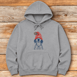 Blind Dog Hoodie Gift For Skier