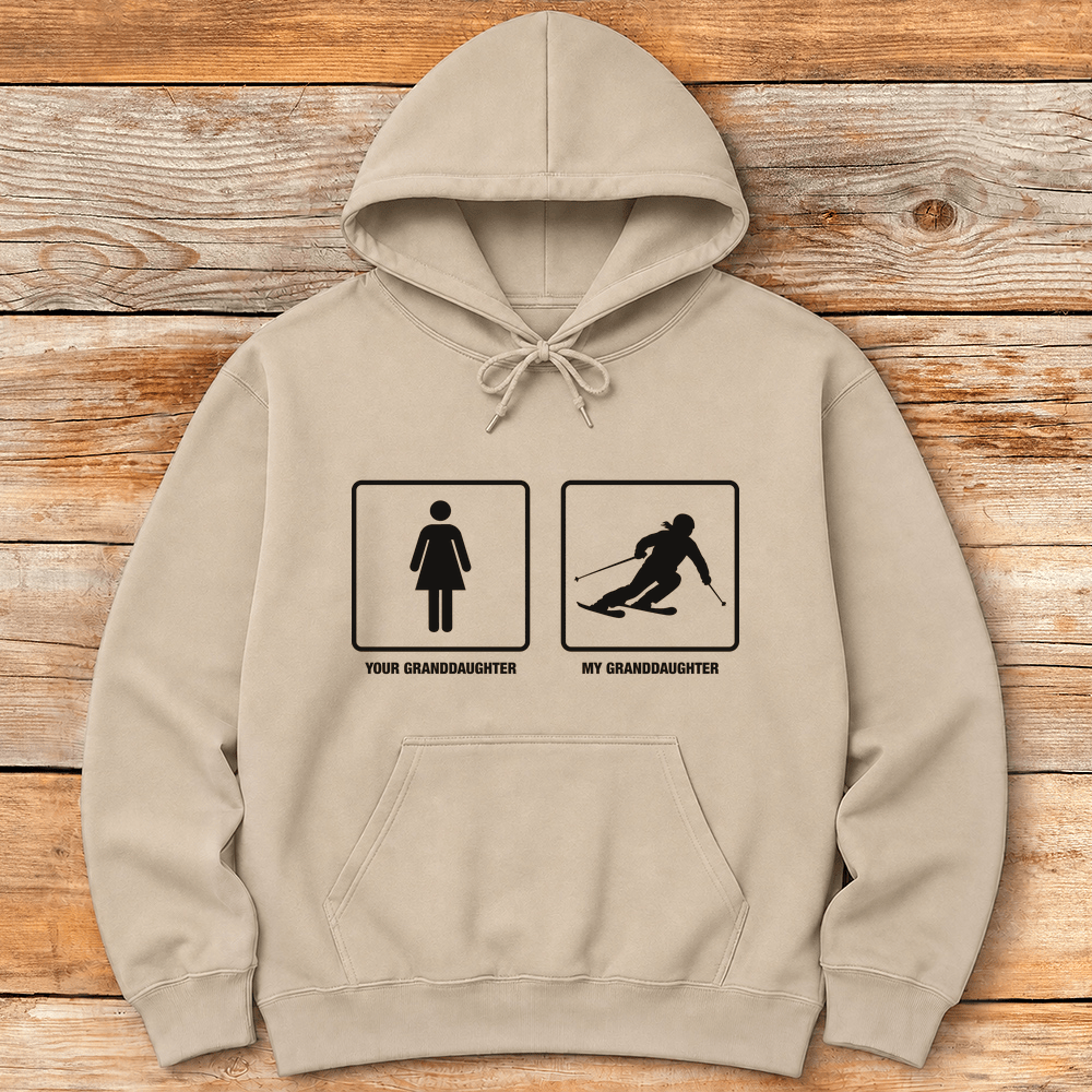 Grandaughter Shreds Hoodie Gift For Skier