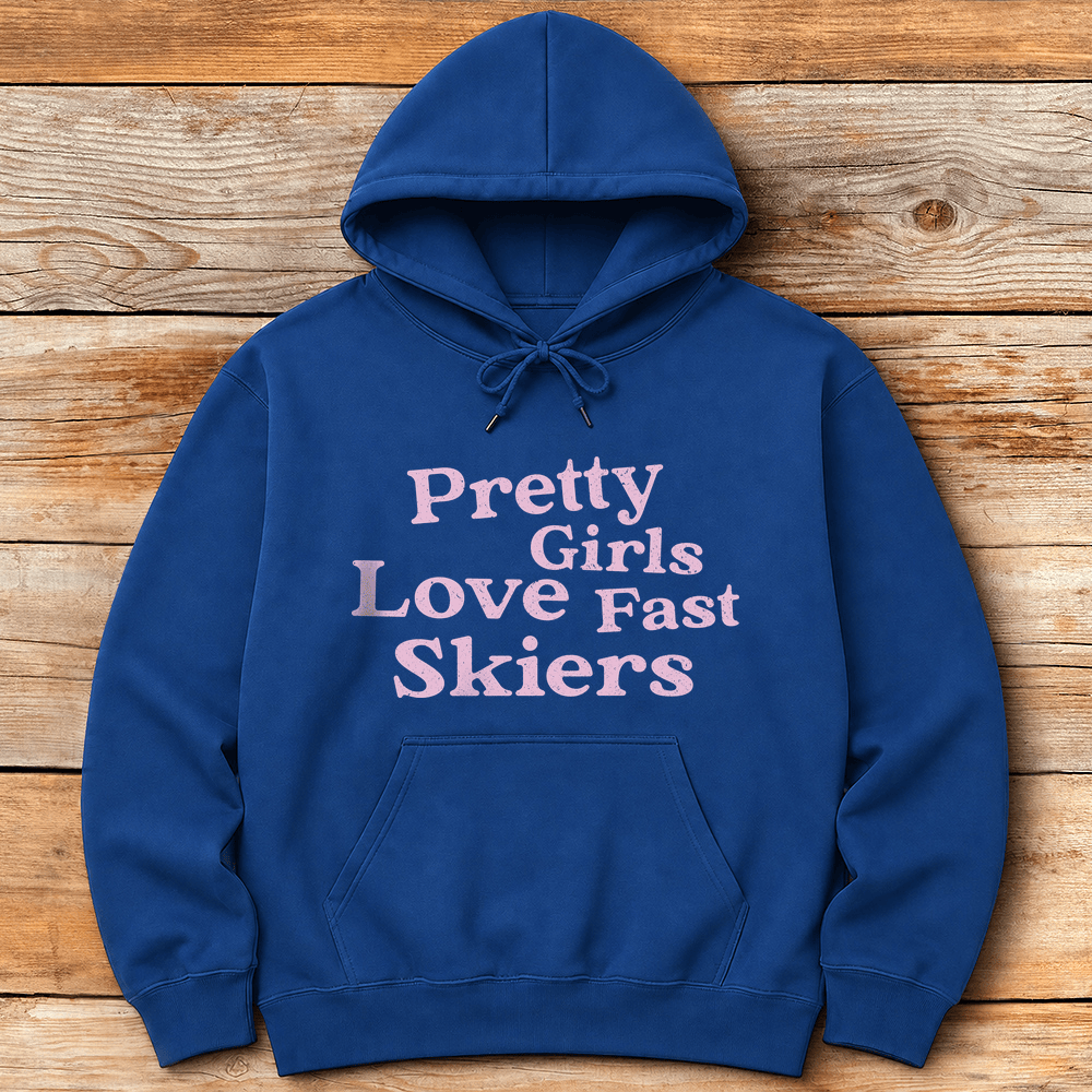 Girls Love Speed Hoodie Gift For Skier