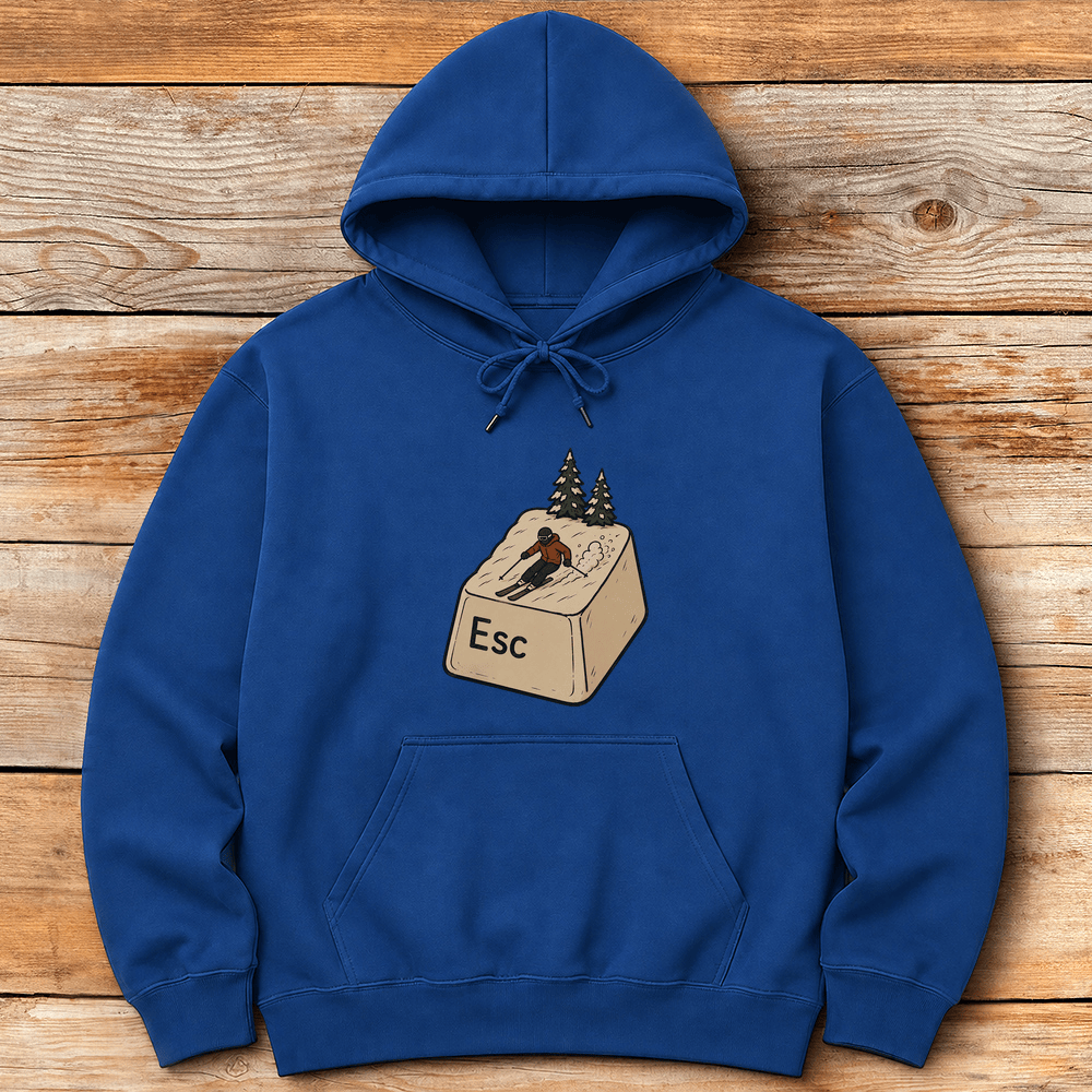 Escape Ski Hoodie Gift For Skier