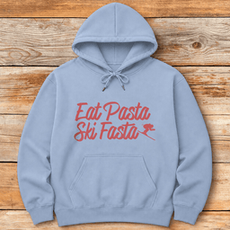 Eat Pasta Ski Fasta Hoodie Gift For Skier