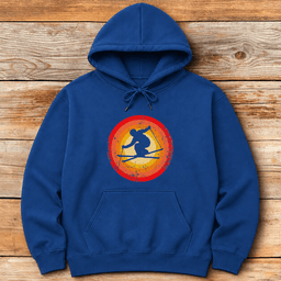 Brilliant Silhouette Hoodie Gift For Skier