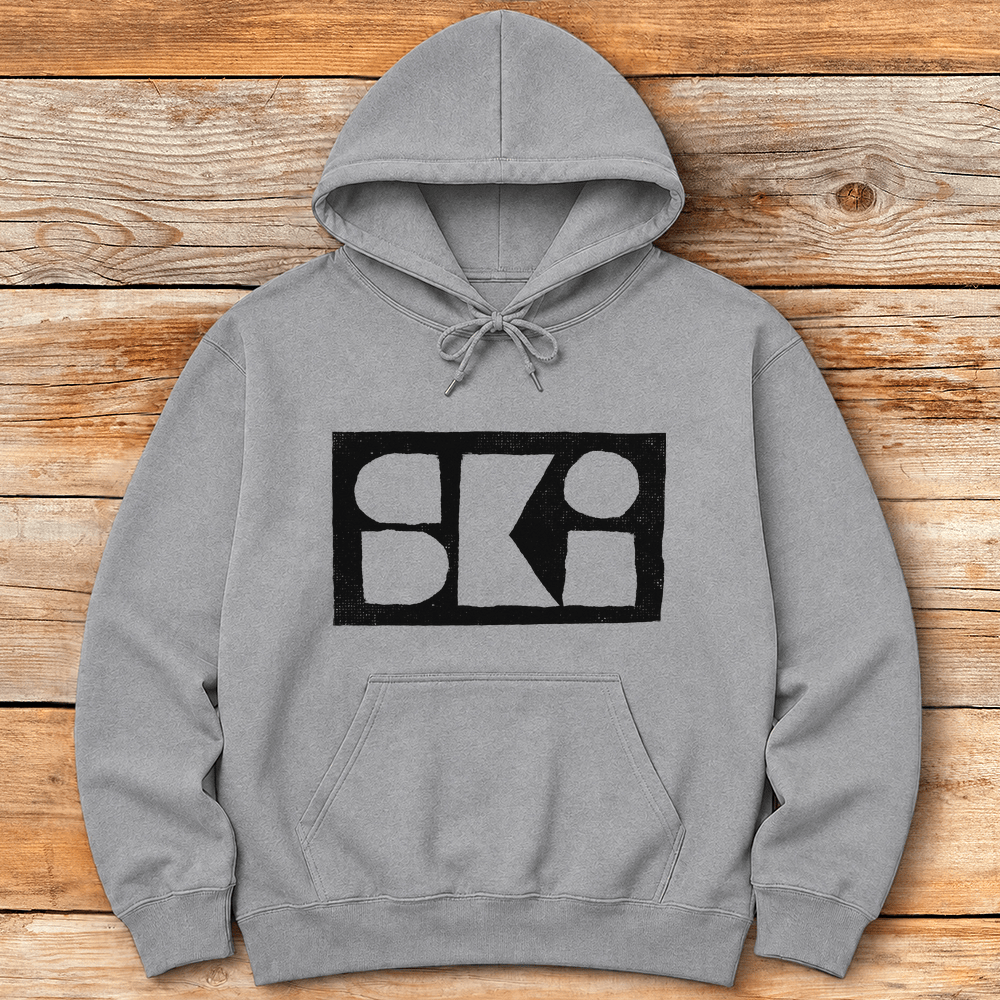 Abstract Ski Hoodie Gift For Skier