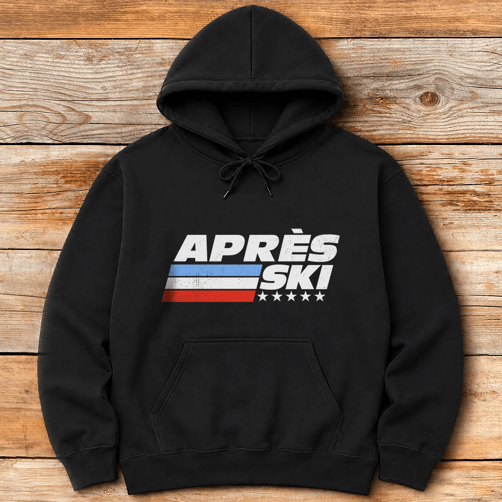 Apre S Ski Stars Hoodie Gift For Skier