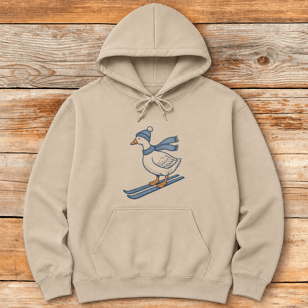 Goose Ski Hoodie Gift For Skier