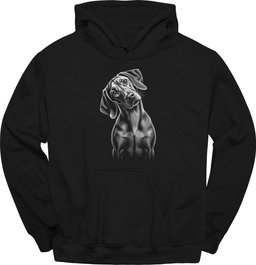 Vizsla Tilted Dog Hoodie Gift For Dog Lover