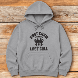 First Chair Last Call Hoodie Gift For Skier