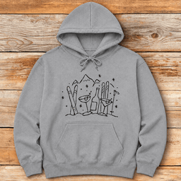 Apre S Ski Basics Hoodie Gift For Skier