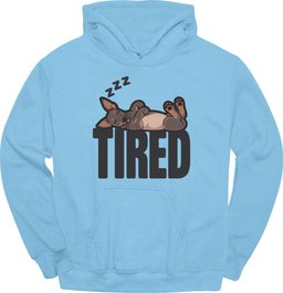 Xoloitzcuintli Tired Dog Hoodie Gift For Dog Lover