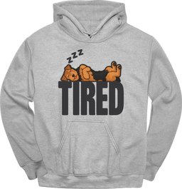 Welsh Terrier Tired Dog Hoodie Gift For Dog Lover
