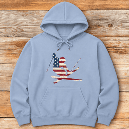 American Mute Grab Hoodie Gift For Skier