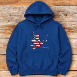 American Mute Grab Hoodie Gift For Skier