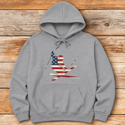 American Mute Grab Hoodie Gift For Skier