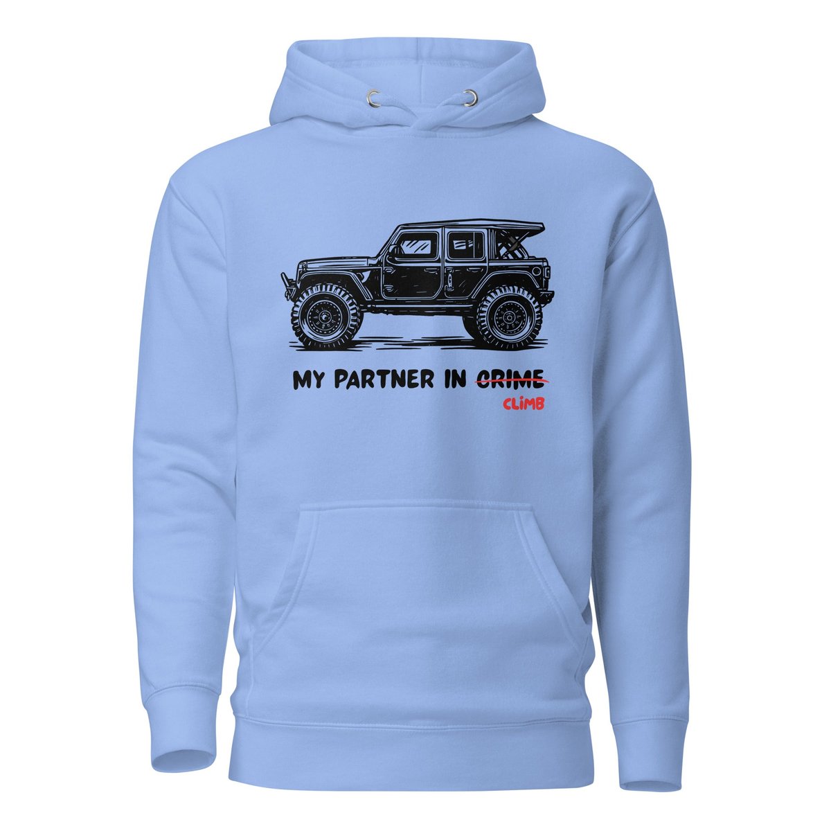 Partner In Climb Hoodie Gift For Offroad Enthusiast