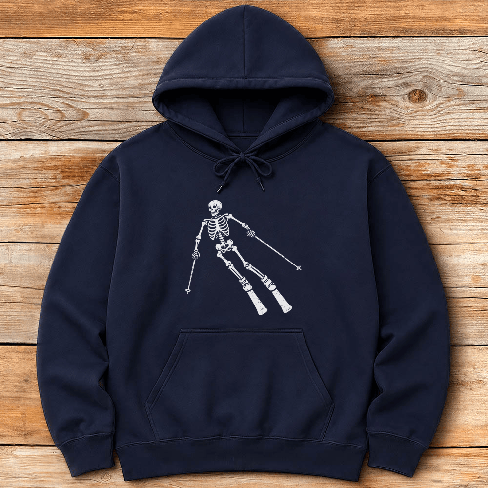 Dead Again Ski Turn Hoodie Gift For Skier