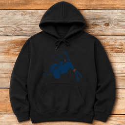 Bottoms Up Hoodie Gift For Skier