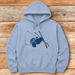 Bottoms Up Hoodie Gift For Skier