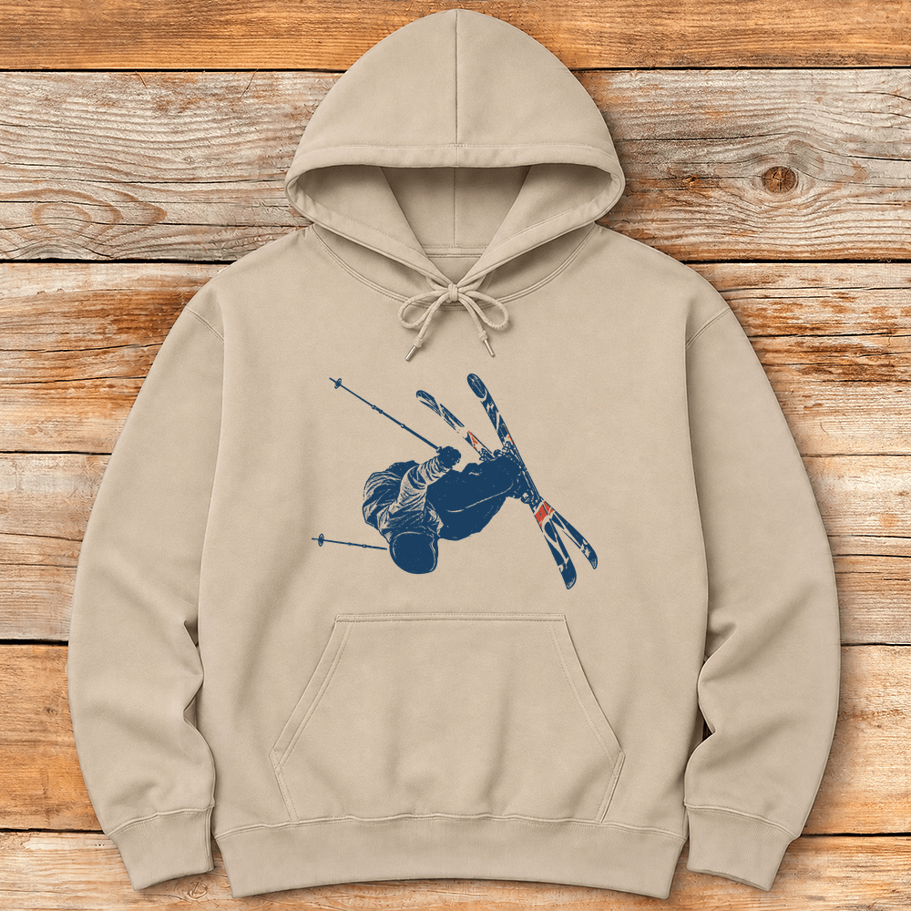 Bottoms Up Hoodie Gift For Skier