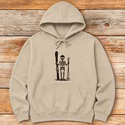 Dead Skier Hoodie Gift For Skier