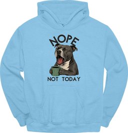 Staffordshire Bull Terrier Not Today Hoodie Gift For Dog Lover
