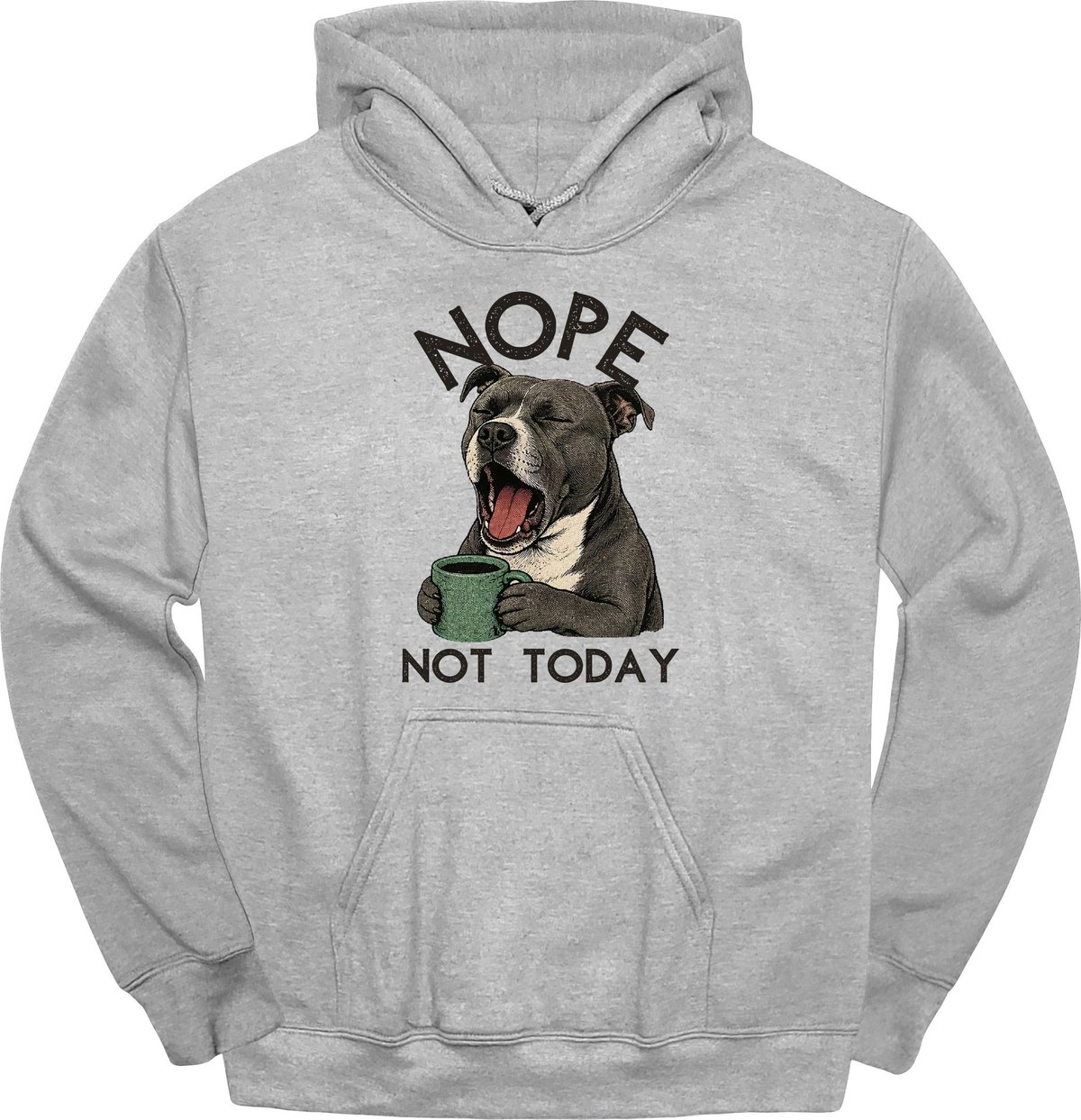 Staffordshire Bull Terrier Not Today Hoodie Gift For Dog Lover