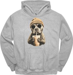 Staffordshire Bull Terrier Hipster Dog Hoodie Gift For Dog Lover