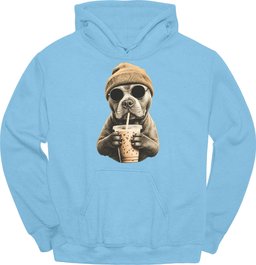 Staffordshire Bull Terrier Hipster Dog Hoodie Gift For Dog Lover