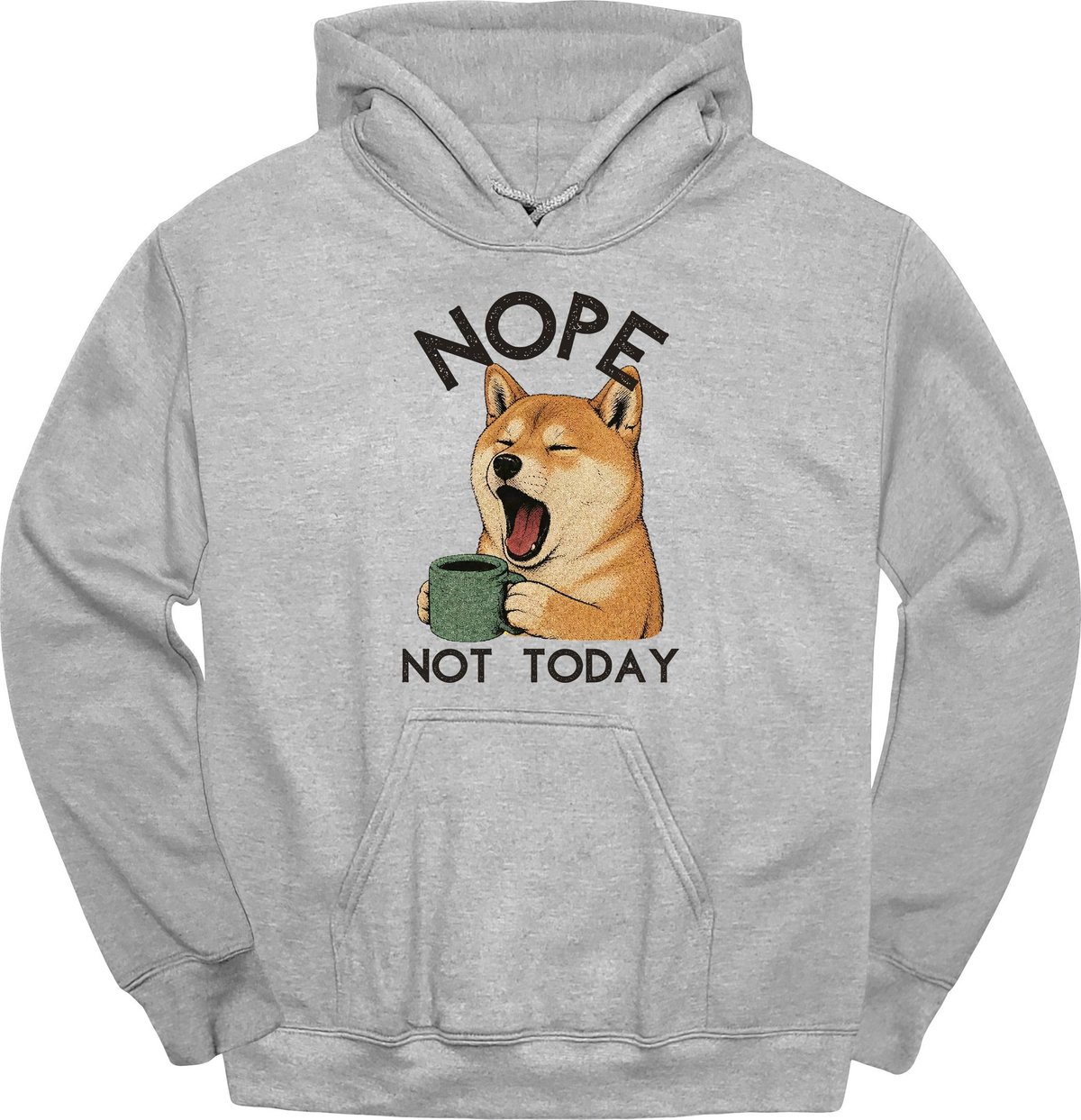 Shiba Inu Not Today Hoodie Gift For Dog Lover