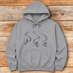 Dead Pow Day Hoodie Gift For Skier