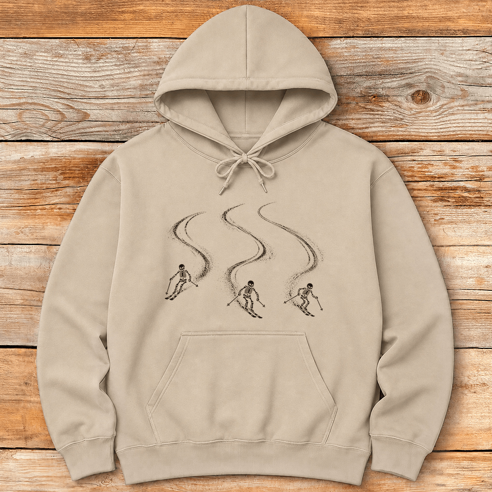 Dead Pow Day Hoodie Gift For Skier