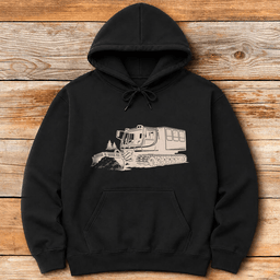 Cat Ski Hoodie Gift For Skier