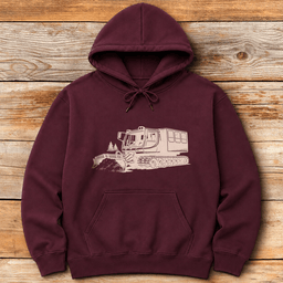 Cat Ski Hoodie Gift For Skier