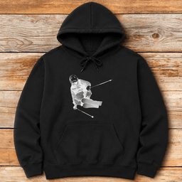 Bitmap Ski Style Hoodie Gift For Skier