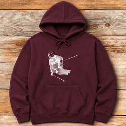 Bitmap Ski Style Hoodie Gift For Skier
