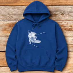 Bitmap Ski Style Hoodie Gift For Skier