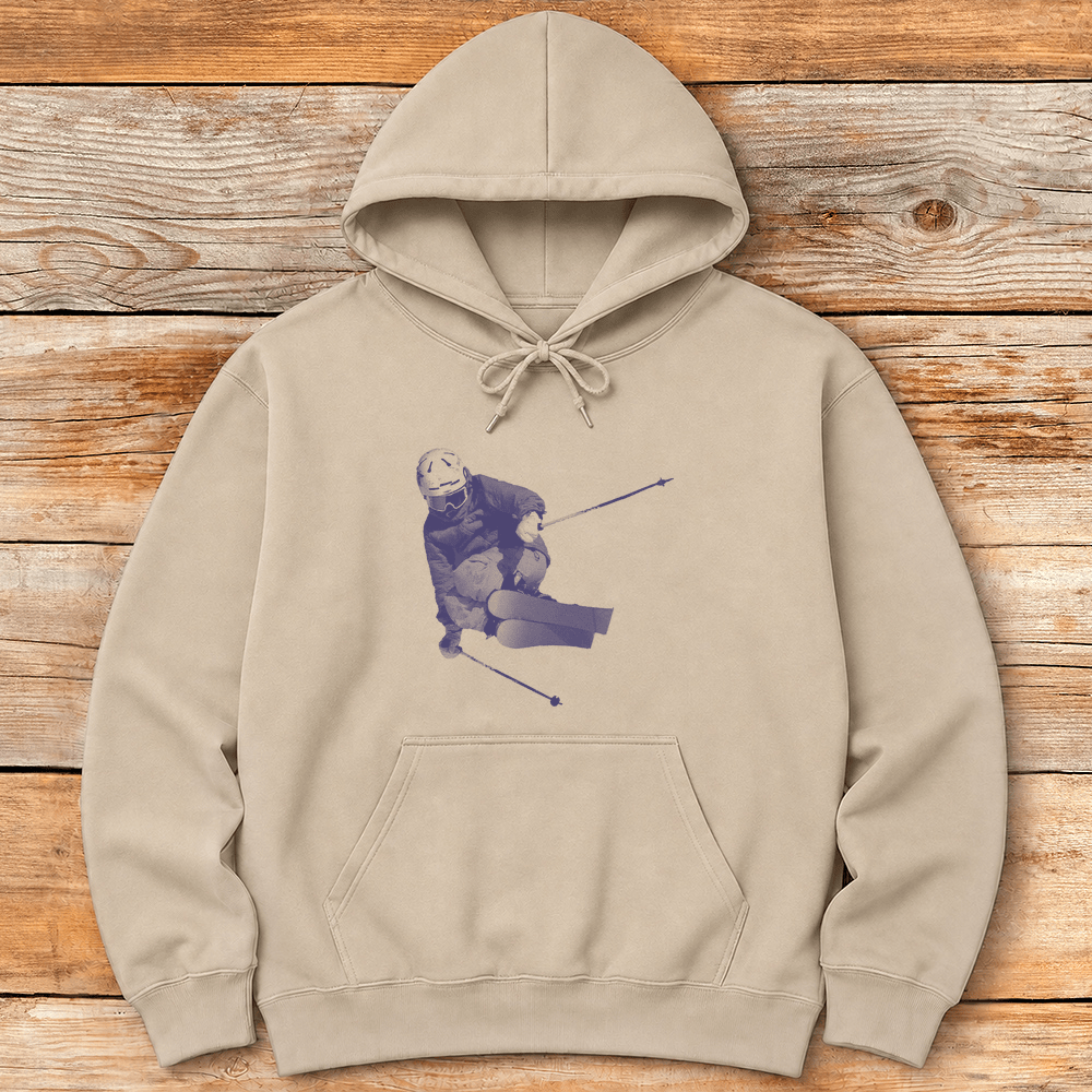 Bitmap Ski Style Hoodie Gift For Skier