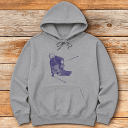 Bitmap Ski Style Hoodie Gift For Skier