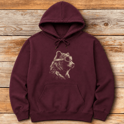 Gritty Ski Bear Hoodie Gift For Skier